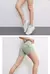 Shorts de fitness Peach para mulheres, calças 3/4, secagem ao ar, bolso, ioga, levantamento justo, verão na internet