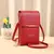 Bolsa de mão feminina Buylor Pocket com tela sensível ao toque para celular, bolsa de ombro em couro macio, bolsas femininas baratas, carteira pequena, bolsas crossbody