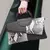 Bolsa de ombro transversal de couro sintético feminina, bolsa casual para jantar e casamento, bolsa com aba e estampa de jacaré na internet