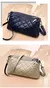 Bolsa de couro genuíno feminina da moda, bolsa de ombro para meninas, couro macio, zíper multicamadas, grande capacidade, transversal - comprar online
