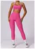 Sutiã esportivo de ginástica Halter Sutiã esportivo anti-suor Sutiã de ioga respirável Top curto à prova de choque Fitness Push Up Top de treino feminino na internet