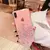 Capa de celular transparente com lantejoulas brilhantes de luxo para iPhone