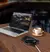 100w metal carregador sem fio almofada led luz para iphone.