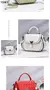 Bolsa feminina de ombro, bolsa tote feminina de luxo, bolsa de couro genuíno, bolsa balde com laço