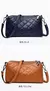 Imagem do Bolsa de couro genuíno feminina da moda, bolsa de ombro para meninas, couro macio, zíper multicamadas, grande capacidade, transversal