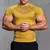 Camiseta de ginástica de manga curta masculina, alta elasticidade, musculação - Zexv
