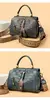 Bolsas femininas de couro macio com alça superior, bolsas de grife de luxo, bolsa grande de ombro transversal para mulheres, bolsa casual para deslocamento na internet