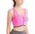 Sutiã esportivo com zíper frontal, respirável, para academia, yoga, treino, corrida, feminino, roupa íntima à prova de choque, sutiã fitness para corrida - comprar online
