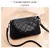 Bolsa de couro genuíno feminina da moda, bolsa de ombro para meninas, couro macio, zíper multicamadas, grande capacidade, transversal - Zexv