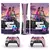 Nova capa adesiva decorativa para PS5 Slim Disc para console e 2 drivers PS5 Slim Disc Skin Vinyl