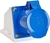 TOMADA INDUSTRIAL JNG | MGI-124-9 | 3P+T | 32 AMPERES | 220V | 9H | AZUL | IP44