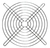 GRADE PARA MICROVENTILADOR JNG | 120X120MM | REDONDO | METALICO