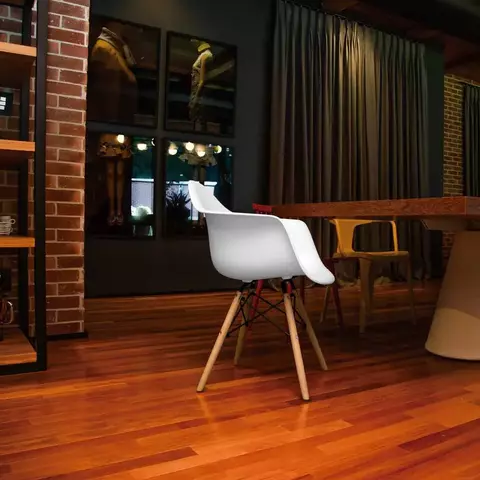 Cadeira Eiffel Branca com braços - Mor #