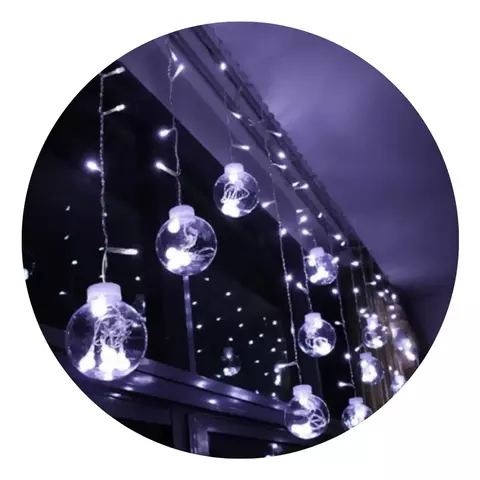 Pisca Bola 108 Led 2,5mX1m #