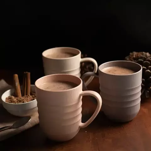 Caneca Fibra de Bambu e PP Lines Sortida 300ml