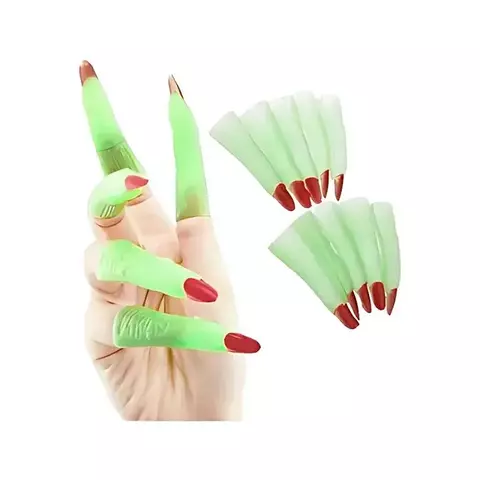 Dedos de Bruxa 10 Peças Neon Halloween Color #