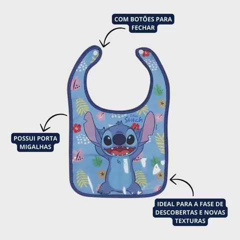 Babador Impermeável Stitch Dermiwil – Tecido Techno Light #