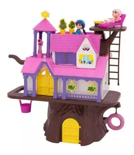 Casa na Árvore Encantada Roxa 3