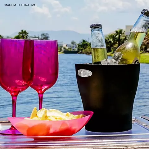 Balde De Gelo Coza 1,3 Litros Preto