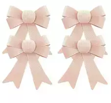 Laço de Veludo Frizado Rose 15x17 cm – Kit com 2 Unidades