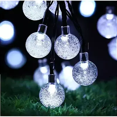 Pisca-Pisca Bola Cristal 20 LEDs Branco – Natal #