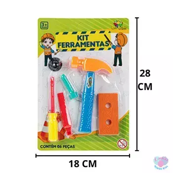 Kit Ferramentas Infantil 6 Peças – Art Brink