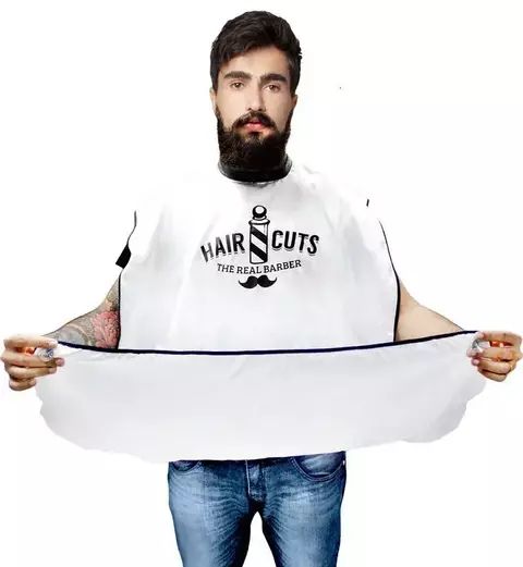 Capa de Cetim com Ventosa para Barbear no Espelho