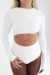 Body Recorte Off White North - Psyque Wear