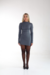 Vestido Manga Longa Cinza Aster - comprar online