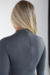 Vestido Manga Longa Cinza Aster - Psyque Wear