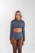 Body Recorte Cinza North - comprar online
