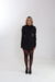 Vestido Manga Longa Preto Aster - comprar online