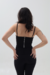 Corset Ilhós Preto Ágata - Psyque Wear