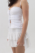 Saia babado off white Luma - Psyque Wear