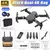 Imagem do Drone profissional e88 4k grande angular hd 1080p câmera wifi fpv altura segura