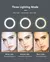 Anel de luz para selfie de 10 polegadas, luz de preenchimento para fotografia - comprar online