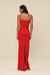 Vestido longo vermelho aviamento rubi - buy online