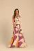 vestido longo estampado orquídea brasileira - comprar online
