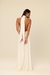 Vestido longo bodychain pérolas