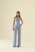 Conjunto azul celeste risca de giz Jordana - Letih