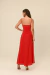 Vestido midi recortes rubi - comprar online