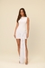 Vestido branco curto paetê Theodora na internet