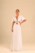 vestido longo off aviamento flor de maracujá - Letih