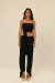 Conjunto malha calça e top preto Bohemian - comprar online