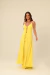 Conjunto túnica e calça amarelo brisa