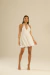 vestido mini off white Marilyn - Letih