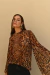 Bata animal print Chiara - loja online