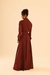 conjunto saia longa e camisa burgundy - comprar online