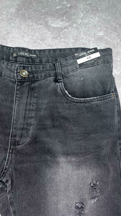 BERMUDA JEANS LOCAL ''PRETA STONED'' - comprar online