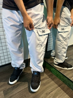 CALCA CARGO RIPSTOP FIRE ''BRANCA/GELO''